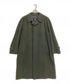 Burberry'sバーバリーズ）の古着「比翼ウールカシミヤコート」｜オリーブ