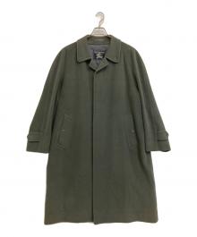 Burberry's（バーバリーズ）の古着「比翼ウールカシミヤコート」｜オリーブ