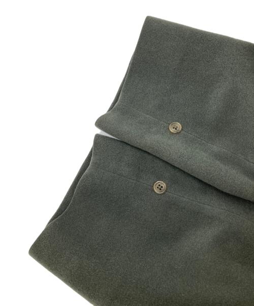 Burberry's（バーバリーズ）Burberry's (バーバリーズ) 比翼ウールカシミヤコート オリーブ サイズ:FREEの古着・服飾アイテム