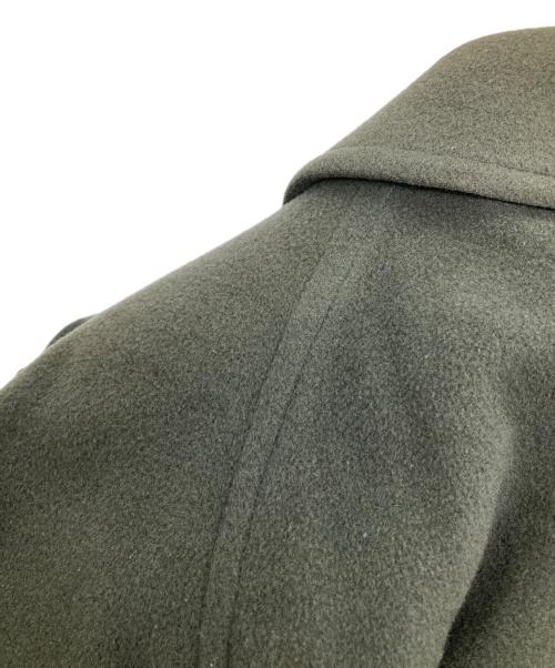 Burberry's（バーバリーズ）Burberry's (バーバリーズ) 比翼ウールカシミヤコート オリーブ サイズ:FREEの古着・服飾アイテム