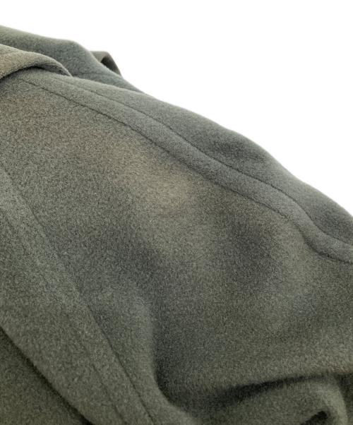 Burberry's（バーバリーズ）Burberry's (バーバリーズ) 比翼ウールカシミヤコート オリーブ サイズ:FREEの古着・服飾アイテム