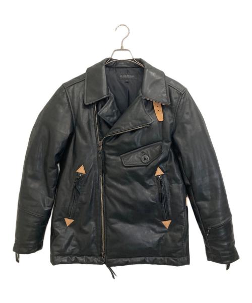 KADOYA（カドヤ）KADOYA (カドヤ) ダウンレザージャケット ブラック サイズ:LLの古着・服飾アイテム