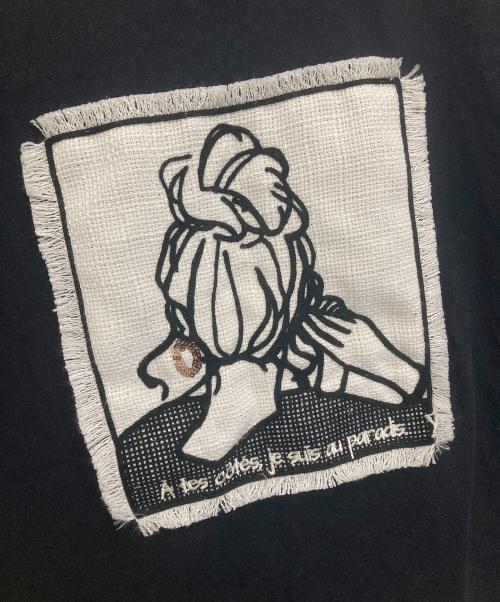 MARIED'OR（マリードール）MARIED'OR (マリードール) 刺繍フリンジトップス ブラック サイズ:1の古着・服飾アイテム