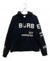 BURBERRY（バーバリー）の古着「ホースフェリープリントフーディ」｜ブラック