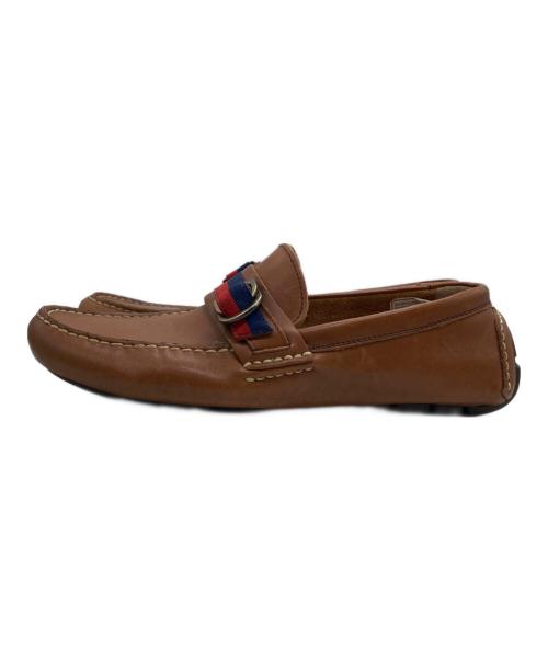 POLO RALPH LAUREN（ポロ・ラルフローレン）POLO RALPH LAUREN (ポロ・ラルフローレン) ドライビングシューズ ブラウン サイズ:8の古着・服飾アイテム