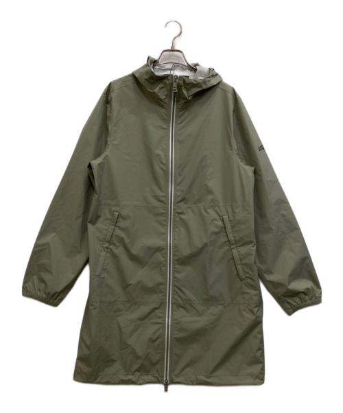 AIGLE（エーグル）AIGLE (エーグル) 透湿防水ポケッタブル ロングフーデッドコート オリーブ サイズ:M 未使用品の古着・服飾アイテム