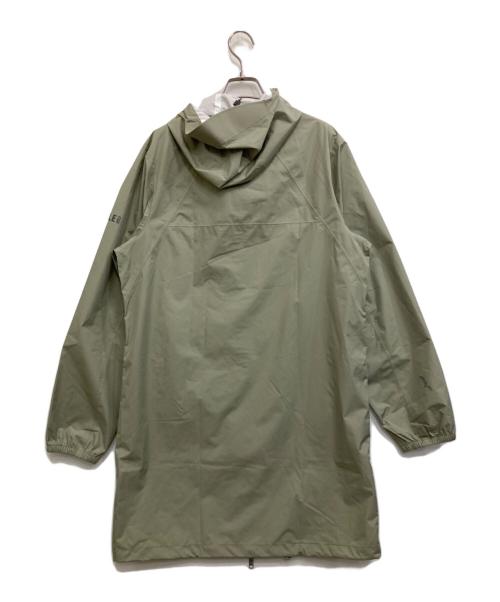 AIGLE（エーグル）AIGLE (エーグル) 透湿防水ポケッタブル ロングフーデッドコート オリーブ サイズ:M 未使用品の古着・服飾アイテム
