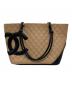 CHANEL（シャネル）の古着「トートバッグ」｜ブラック×ホワイト