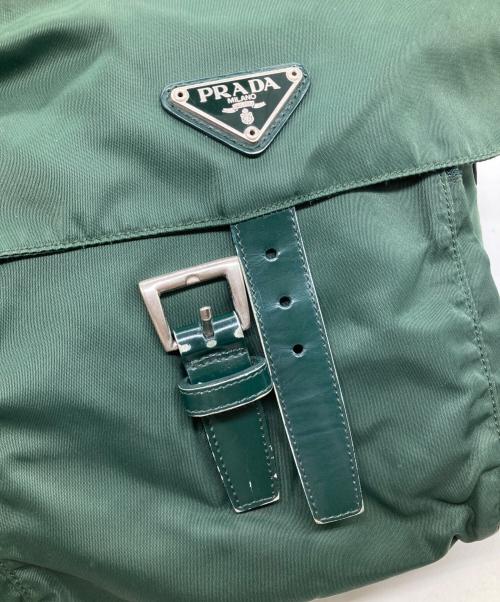 PRADA（プラダ）PRADA (プラダ) ショルダーバッグ グリーンの古着・服飾アイテム