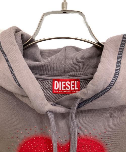 DIESEL（ディーゼル）DIESEL (ディーゼル) F-Slimmy フード ブラウン サイズ:Ｌの古着・服飾アイテム