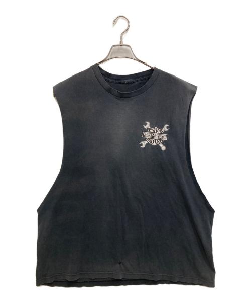 HARLEY-DAVIDSON（ハーレーダビッドソン）HARLEY-DAVIDSON (ハーレーダビッドソン) ノースリーブカットソー グレー サイズ:不明の古着・服飾アイテム