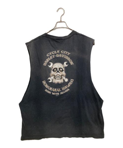 HARLEY-DAVIDSON（ハーレーダビッドソン）HARLEY-DAVIDSON (ハーレーダビッドソン) ノースリーブカットソー グレー サイズ:不明の古着・服飾アイテム