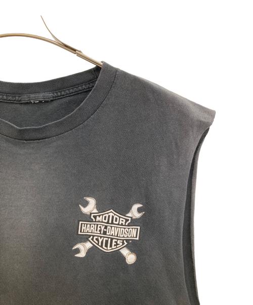 HARLEY-DAVIDSON（ハーレーダビッドソン）HARLEY-DAVIDSON (ハーレーダビッドソン) ノースリーブカットソー グレー サイズ:不明の古着・服飾アイテム