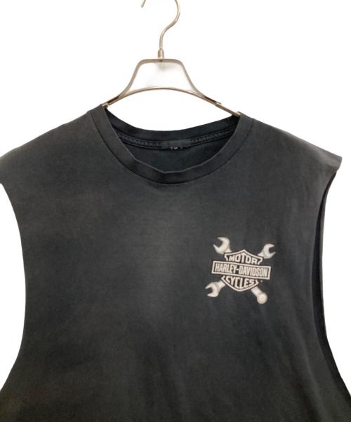 HARLEY-DAVIDSON（ハーレーダビッドソン）HARLEY-DAVIDSON (ハーレーダビッドソン) ノースリーブカットソー グレー サイズ:不明の古着・服飾アイテム