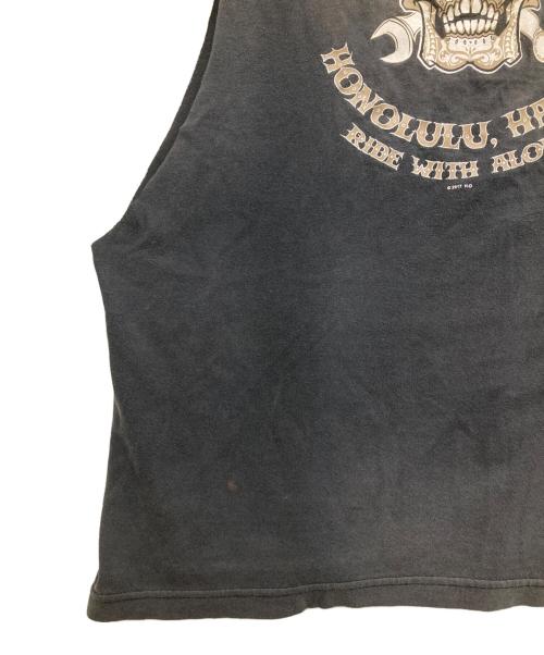 HARLEY-DAVIDSON（ハーレーダビッドソン）HARLEY-DAVIDSON (ハーレーダビッドソン) ノースリーブカットソー グレー サイズ:不明の古着・服飾アイテム