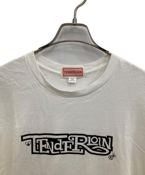 TENDERLOIN(合同会社テンダーロイン)（テンダーロイン（ゴウドウガイシャ テンダーロイン））TENDERLOIN(合同会社テンダーロイン) (テンダーロイン（ゴウドウガイシャ テンダーロイン）) ロゴＴシャツ ホワイト サイズ:不明の古着・服飾アイテム
