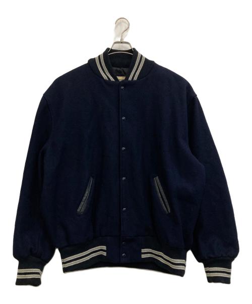 SKOOKUN（スクーカム）skookun (スクーカム) スタジャン ネイビー サイズ:50の古着・服飾アイテム