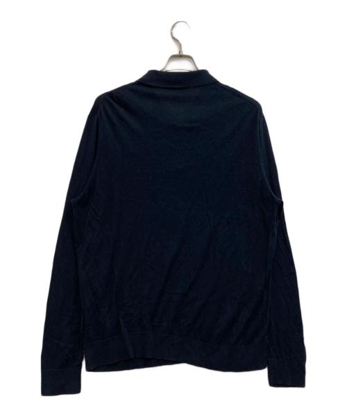 BROOKS BROTHERS（ブルックスブラザーズ）BROOKS BROTHERS (ブルックスブラザーズ) 長袖ポロシャツ ネイビー サイズ:XLの古着・服飾アイテム