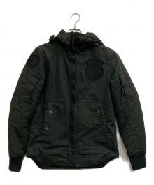 G-STAR RAW（ジースターロゥ）の古着「BATT HDD OVERSHIRT」｜グリーン