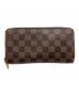 LOUIS VUITTON（ルイ ヴィトン）の古着「ダミエジッピー ウォレット」｜ブラウン