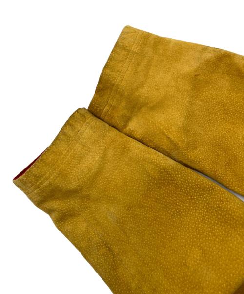 wilsons leather（ウィルソンズレザー）wilsons leather (ウィルソンズレザー) Adventure Boundレザーコート イエロー×グリーン サイズ:Mの古着・服飾アイテム
