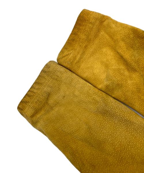 wilsons leather（ウィルソンズレザー）wilsons leather (ウィルソンズレザー) Adventure Boundレザーコート イエロー×グリーン サイズ:Mの古着・服飾アイテム