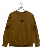 THE NORTH FACEザ ノース フェイス）の古着「ロゴスウェット」｜ブラウン