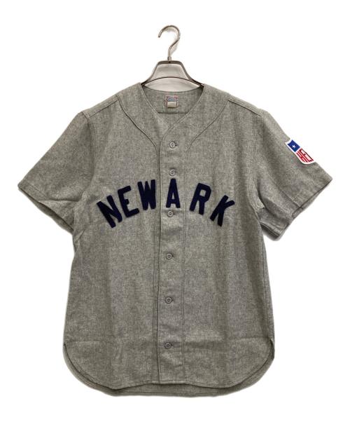 EBBETS FIELD FLANNELS（エベッツフィールドフランネルズ）EBBETS FIELD FLANNELS (エベッツフィールドフランネルズ) ベースボールシャツ グレー サイズ:Sの古着・服飾アイテム