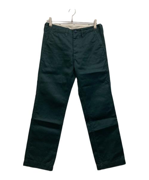 STUDIO D'ARTISAN（ステュディオダルチザン）STUDIO D'ARTISAN (ステュディオダルチザン) ワークパンツ グリーン サイズ:３０インチの古着・服飾アイテム