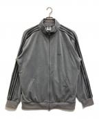 adidasアディダス）の古着「BECKENBAUER VELOUR TRACK TOP」｜グレー