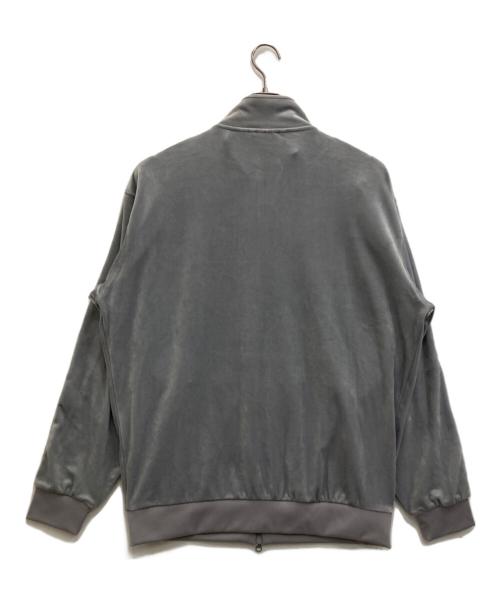 adidas（アディダス）adidas (アディダス) BECKENBAUER VELOUR TRACK TOP グレー サイズ:XLの古着・服飾アイテム