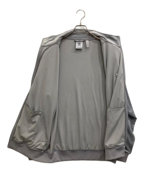 adidas（アディダス）adidas (アディダス) BECKENBAUER VELOUR TRACK TOP グレー サイズ:XLの古着・服飾アイテム
