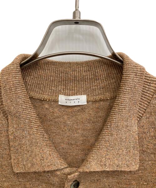 crepuscule（クレプスキュール）crepuscule (クレプスキュール) Linen S/S Shirt ブラウン サイズ:3の古着・服飾アイテム