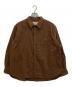 ANACHRONORM（アナクロノーム）の古着「AN380 COTTON SUEDE WIDE SHIRTS」｜ブラウン