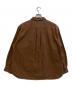 ANACHRONORM (アナクロノーム) AN380 COTTON SUEDE WIDE SHIRTS ブラウン サイズ:34：19000円