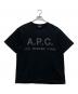 A.P.C.（アーペーセー）の古着「EDIFICE別注 オーバーサイズプリントTシャツ」｜ブラック