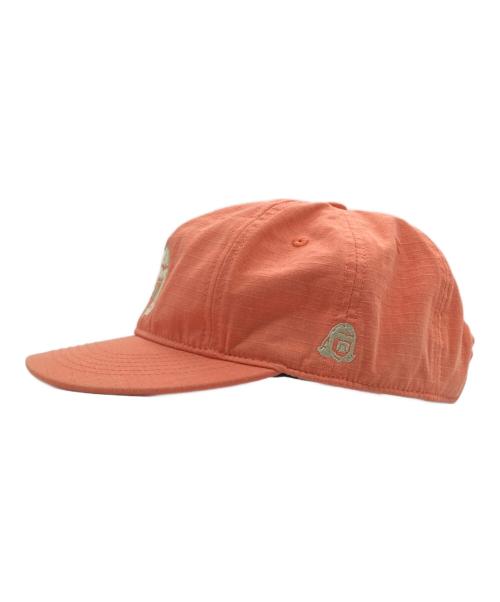 TACOMA FUJI（タコマフジレコード）TACOMA FUJI (タコマフジレコード) LOGO CAP オレンジの古着・服飾アイテム