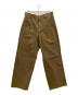 EDIFICE（エディフィス）の古着「VIST GABA SIDE ADJUST WIDE Pants」｜ブラウン