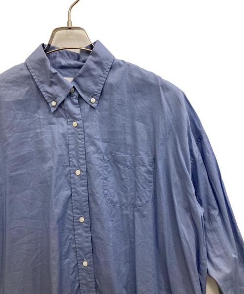 MARMARMAR（マーマーマー）MARMARMAR (マーマーマー) ボタンダウンシャツ ブルー サイズ:FREEの古着・服飾アイテム