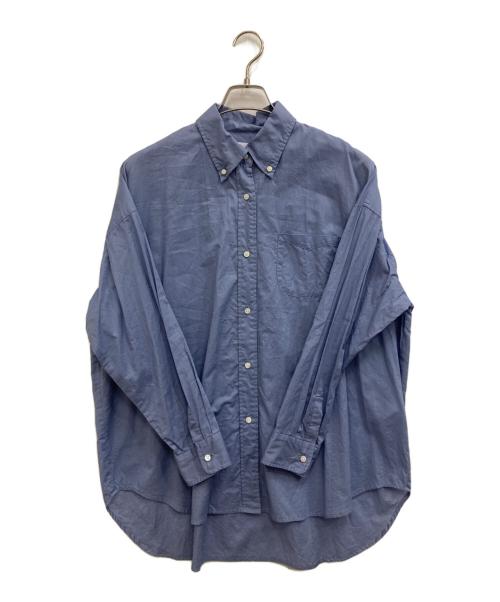 MARMARMAR（マーマーマー）MARMARMAR (マーマーマー) ボタンダウンシャツ ブルー サイズ:FREEの古着・服飾アイテム