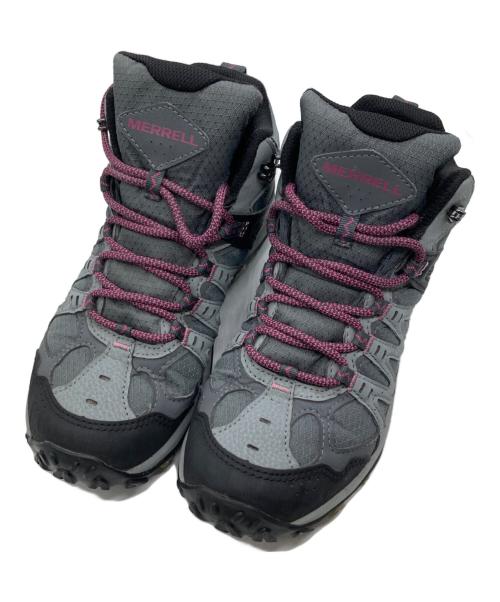 MERRELL（メレル）MERRELL (メレル) トレッキングシューズ グレー サイズ:24の古着・服飾アイテム