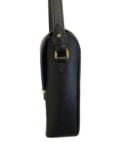 GUCCI（グッチ）GUCCI (グッチ) ホースヒビット1955ショルダーバッグ ブラックの古着・服飾アイテム