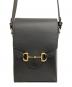 GUCCI（グッチ）の古着「ホースヒビット1955ショルダーバッグ」｜ブラック
