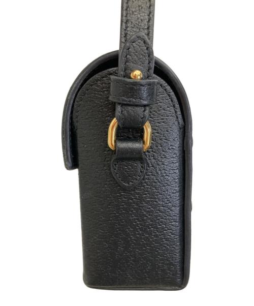 GUCCI（グッチ）GUCCI (グッチ) ホースビット1955ショルダーバッグ ブラックの古着・服飾アイテム