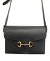 GUCCI（グッチ）の古着「ホースビット1955ショルダーバッグ」｜ブラック