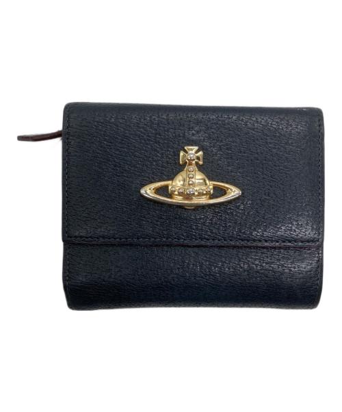 Vivienne Westwood（ヴィヴィアンウエストウッド）Vivienne Westwood (ヴィヴィアンウエストウッド) 3つ折り財布 ブラックの古着・服飾アイテム