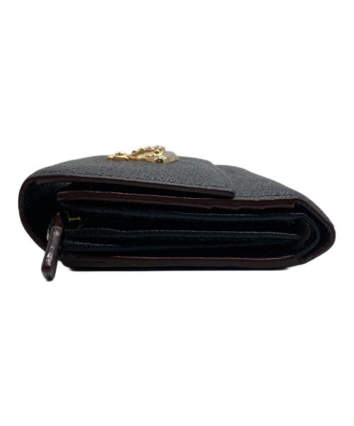 Vivienne Westwood（ヴィヴィアンウエストウッド）Vivienne Westwood (ヴィヴィアンウエストウッド) 3つ折り財布 ブラックの古着・服飾アイテム