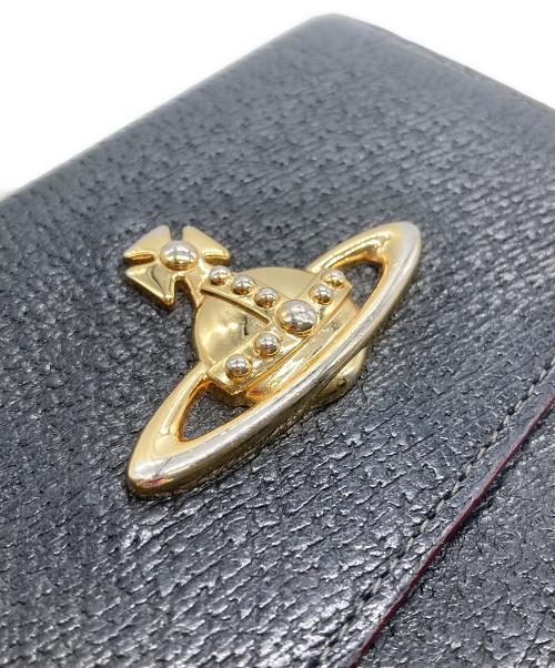 Vivienne Westwood（ヴィヴィアンウエストウッド）Vivienne Westwood (ヴィヴィアンウエストウッド) 3つ折り財布 ブラックの古着・服飾アイテム