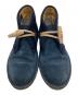 CLARKS (クラークス) GLOVER ALL (グローバーオール) ダッフルデザートブーツ ネイビー サイズ:23.5：5000円