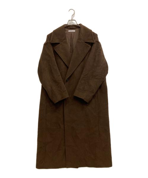 SIMPLICITE（シンプリシテ）simplicite (シンプリシテ) ウールコート ブラウン サイズ:Mの古着・服飾アイテム